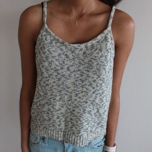 Sweater tank top